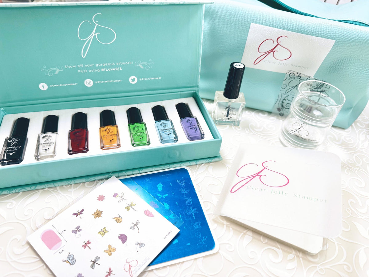 Clear Jelly Stamper stamping polish and essentials