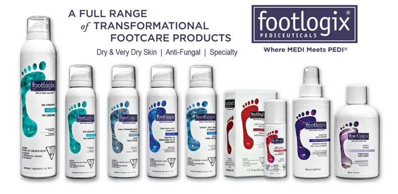 Footlogix full range of professional foot care products