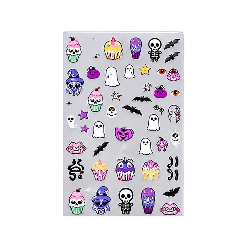 Halloween sticker sheet design 3, individually sold