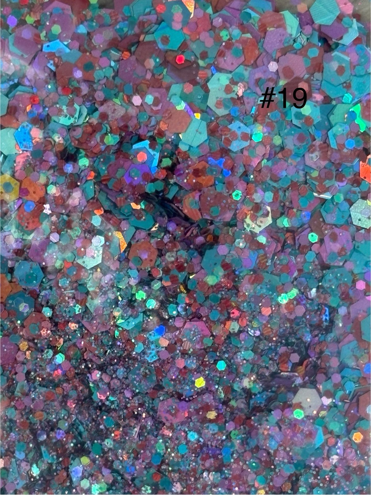 Nail Art Glitter Mix #19