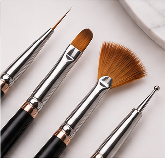 Nail art brushes