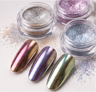 Chrome nail art